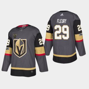 Vegas Golden Knights Trikot #29 Marc-Andre Fleury 100th Anniversary 2018 Inaugural Season Authentic Schwarz